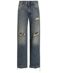 Dolce & Gabbana - Dolce & Gabbana 5-Pocket Denim Trousers - Lyst