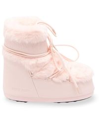 Moon Boot - 'Icon Low Faux Fur' Boots - Lyst