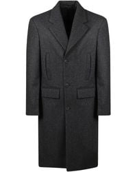 Prada - Wool Coat - Lyst