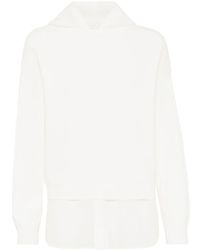Brunello Cucinelli - Felpa Con Cappuccio - Lyst