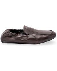 Prada - Shuffle Antiqued Leather Loafers - Lyst
