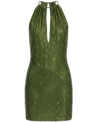Self-Portrait - Rhinestone Mini Dress - Lyst