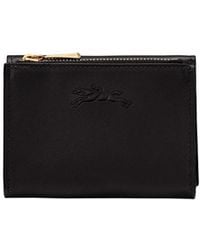 Longchamp - 'Epure Timeless' Compact Wallet - Lyst