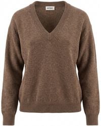 Not Shy - 'Lucien' V Neck Sweater - Lyst