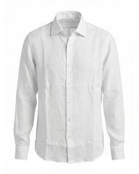 120% Lino - Long Sleeve Shirt - Lyst