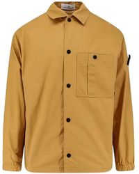 Stone Island - Logo Shirt - Lyst