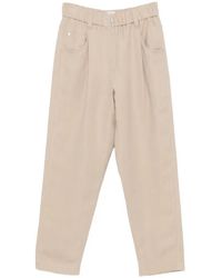 Brunello Cucinelli - Elastic-waist Trousers - Lyst