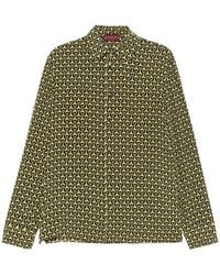 Gucci - Classic Skinny 'Horsebit' Shirt - Lyst