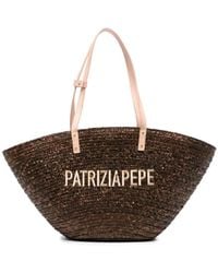 Patrizia Pepe - `Summer Straw` Tote Bag - Lyst