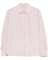 DESA NINETEENSEVENTYTWO - Leather Shirt Jacket - Lyst