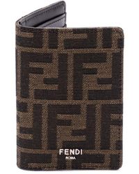 Fendi - `Ff 19` Vertical Card Case - Lyst
