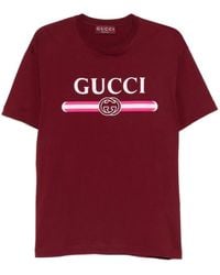 Gucci - Cotton Jersey T-Shirt With Print, Ready-To-Wear - Lyst