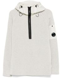 C.P. Company - Lens-Detail Knitted Hoodie - Lyst