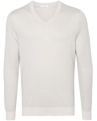 Malo - V-Neck Sweater - Lyst