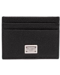 Dolce & Gabbana - `Dauphine` Card Holder With Branded Plate - Lyst