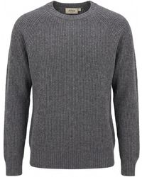 Altea - Round Neck Sweater - Lyst
