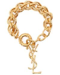 Saint Laurent - 'Rope Chain' Bracelet - Lyst
