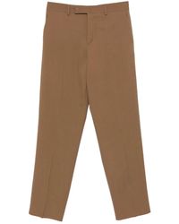 Fendi - Wool Gabardine Pants - Lyst