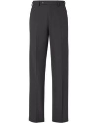 Fendi - Wool Gabardine Pants - Lyst