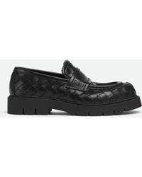 Bottega Veneta - `Haddock` Leather Loafers - Lyst