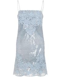 Ermanno Scervino - Sequin Lace Mini Dress - Lyst