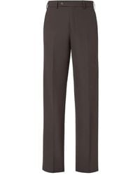 Fendi - Cigarette Wool Trousers Clothing - Lyst