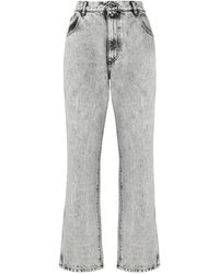 Missoni - Acid-Wash Logo-Plaque Jeans - Lyst