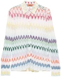Missoni - Zig Zag Print Shirt - Lyst