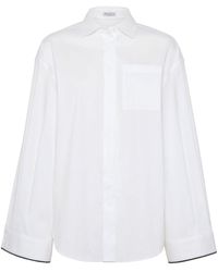 Brunello Cucinelli - Shirt With Contrasting Edge - Lyst