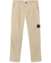 Stone Island - Straight Trousers - Lyst