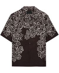 Prada - Cotton Printed Bowling Shirt - Lyst