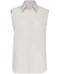 Brunello Cucinelli - Camicia Smanicata - Lyst