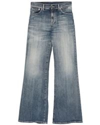 Dondup - 'Amber' Wide Leg 5-Pocket Jeans - Lyst