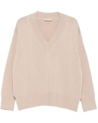 Drumohr - Long Sleeve V-Neck Sweater - Lyst