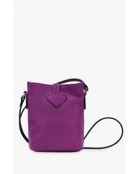 Longchamp - `Roseau Essential Colors` Extra Small Crossbody Bag - Lyst