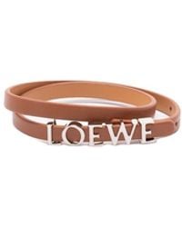 Loewe - Double Wrap Bracelet - Lyst