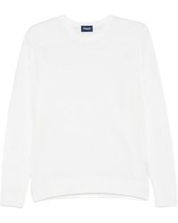 Drumohr - Long Sleeve Crew-Neck Sweater - Lyst