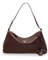 Prada - Aimée Leather Shoulder Bag - Lyst