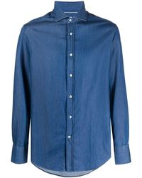 Brunello Cucinelli - Denim Shirt - Lyst