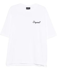DSquared² - T-Shirt With Embroidery - Lyst