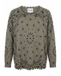 Kujten - 'Mela Bandana' Round Neck Sweater - Lyst