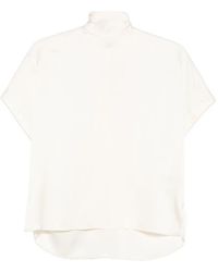 Brunello Cucinelli - Silk Top - Lyst