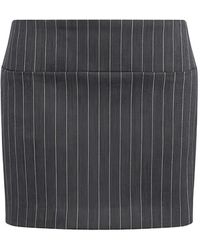 Dondup - Tone On Tone Mini Skirt - Lyst