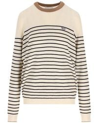 Prada - Neutrals Sweaters & Knitwear - Lyst