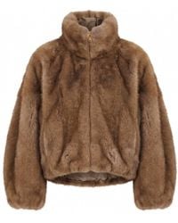DARKPARK - Celine Faux Fur Aviator Bomber - Lyst