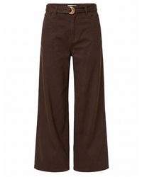 Twinset - Barrel Trousers With Belt - Lyst