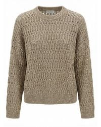 Brunello Cucinelli - Round-Neck Sweater - Lyst