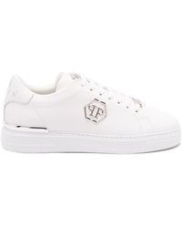 Philipp Plein - Leather Low-Top Sneaker 'Hexagon' - Lyst