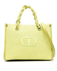 Twin Set Shopper Bag - Yellow