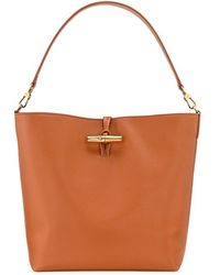 Longchamp - 'Le Roseau Sleek' Medium Hobo Bag - Lyst